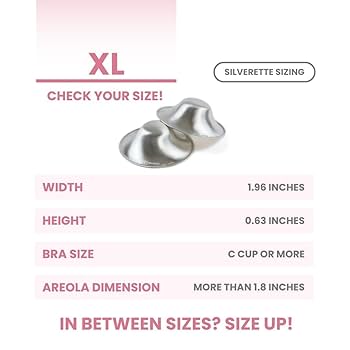 Silverette (シルベレッテ) シルバー ナーシングカップ Silverette XL The Original Nursing Cups – Pump Station & Nurtury